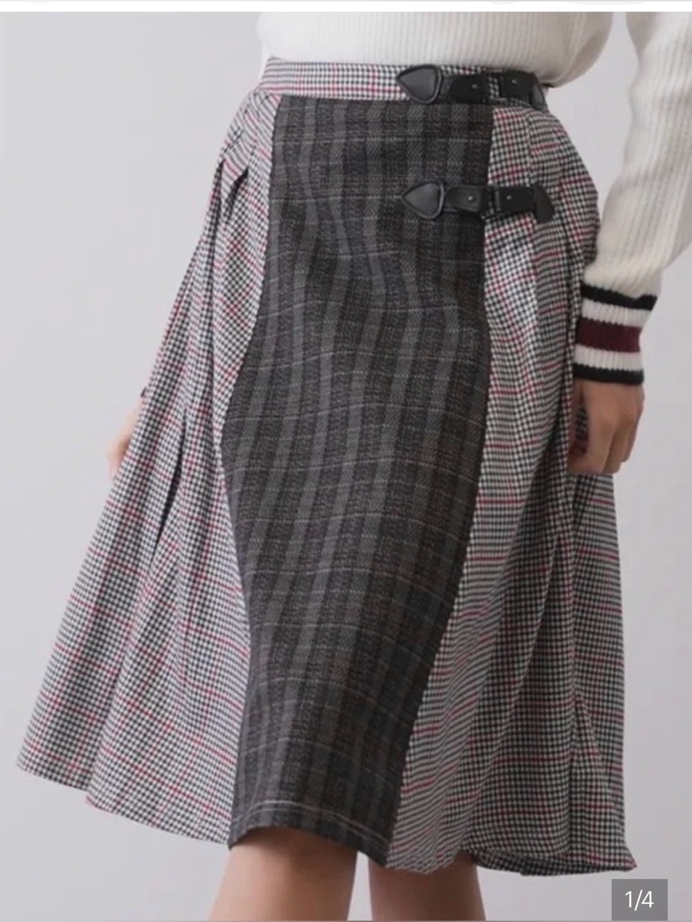 Udel pleated skirt